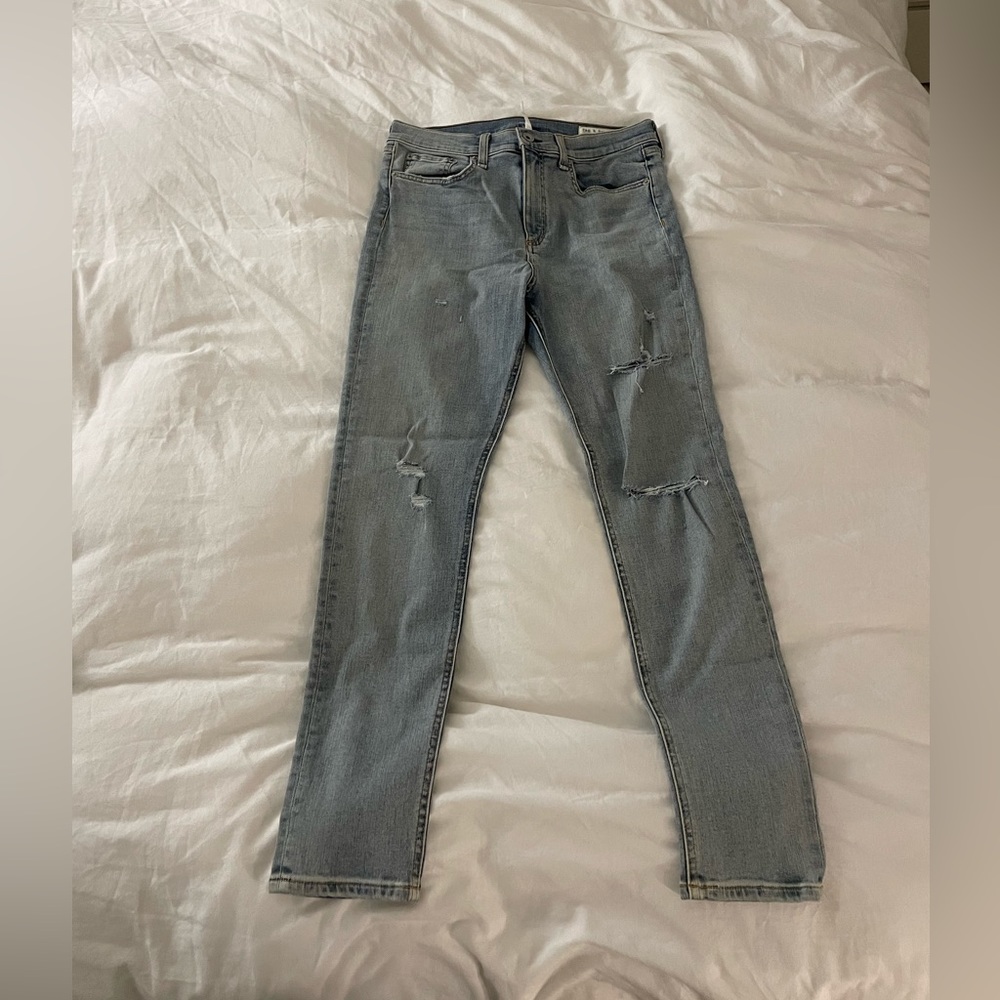 Rag & bone stretch denim high waisted